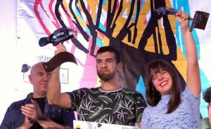 Daniel Guantes y Beatriz González, premios del público y del jurado, respectivamente. / ROMÁN