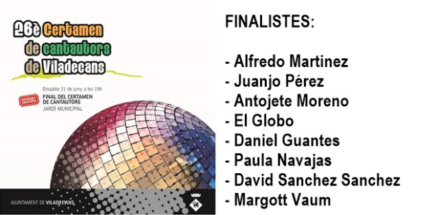 Finalistas del certamen de Viladecans